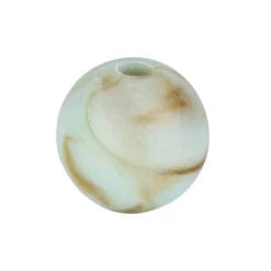 Perlen, rund, matt, Ø 1cm, Edelstein-Optik, Pastelltöne, rosé, mint, natur, 65 Stück
