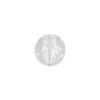 Perlen, rund mit Glitzer, Ø 0,9cm, transparent, klar, mit silbernem Glitzer, 100 Stück