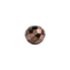 Perlen, rund, Ø 3mm, facettiert, kaffeebraun, metallic, 200 Stück