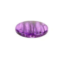 Perlen, Scheiben, glänzend, Ø 2,5cm, Amethyst-Optik, violett, 16 Stück