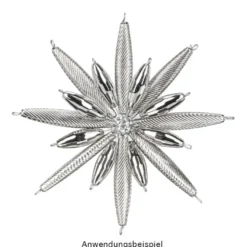 Perlen, Stabperle, facettiert, 1cm x 2,9cm, silber, 34 Stück
