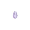 Perlen, Tropfen, facettiert, 1cm x 1,4cm, flieder, 15 Stück