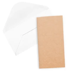 Perlmutt-Grußkarten, Marmor-Schimmer, 10,5cm x 21cm, 5 Farben, inkl. Umschläge, 10 Stück
