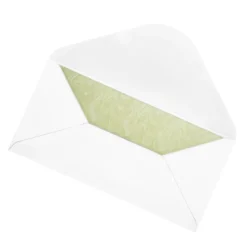 Perlmutt-Grußkarten, Marmor-Schimmer, 10,5cm x 21cm, 5 Farben, inkl. Umschläge, 10 Stück