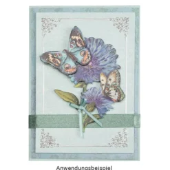 Perlmutt-Grußkarten, Marmor-Schimmer, 10,5cm x 14,8cm, 5 Farben, inkl. Umschläge, 10 Stück