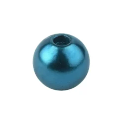 Perlmutt-Perlen, Ø1 cm, 50 Stück, dunkelblau