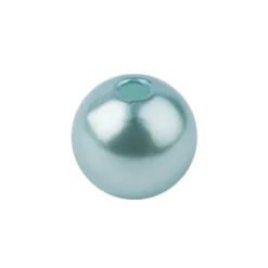Perlmutt-Perlen, Ø1 cm, 50 Stück, türkis