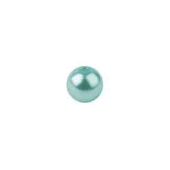 Perlmutt-Perlen, Ø 4mm, 200 Stück, türkis