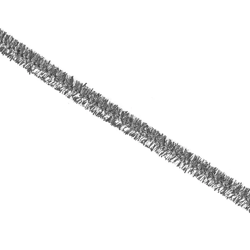Pfeifenreiniger Metallic, 30cm lang, silber, 10 Stück