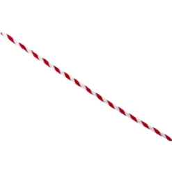 Pfeifenreiniger Plüsch, 30cm lang, rot/weiß, 10 Stück