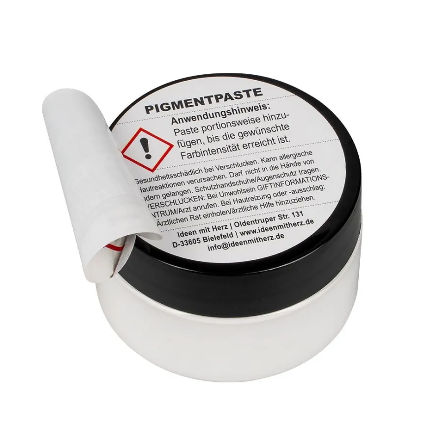 Pigmentpaste für Epoxidharz, 30g, weiß, hochpigmentiert, untereinander mischbar, UV-stabil