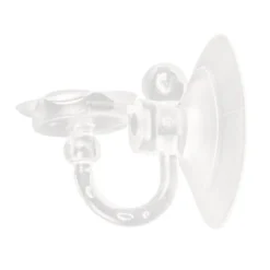Podest-Haken mit Saugnapf, transparent, 5 Stück