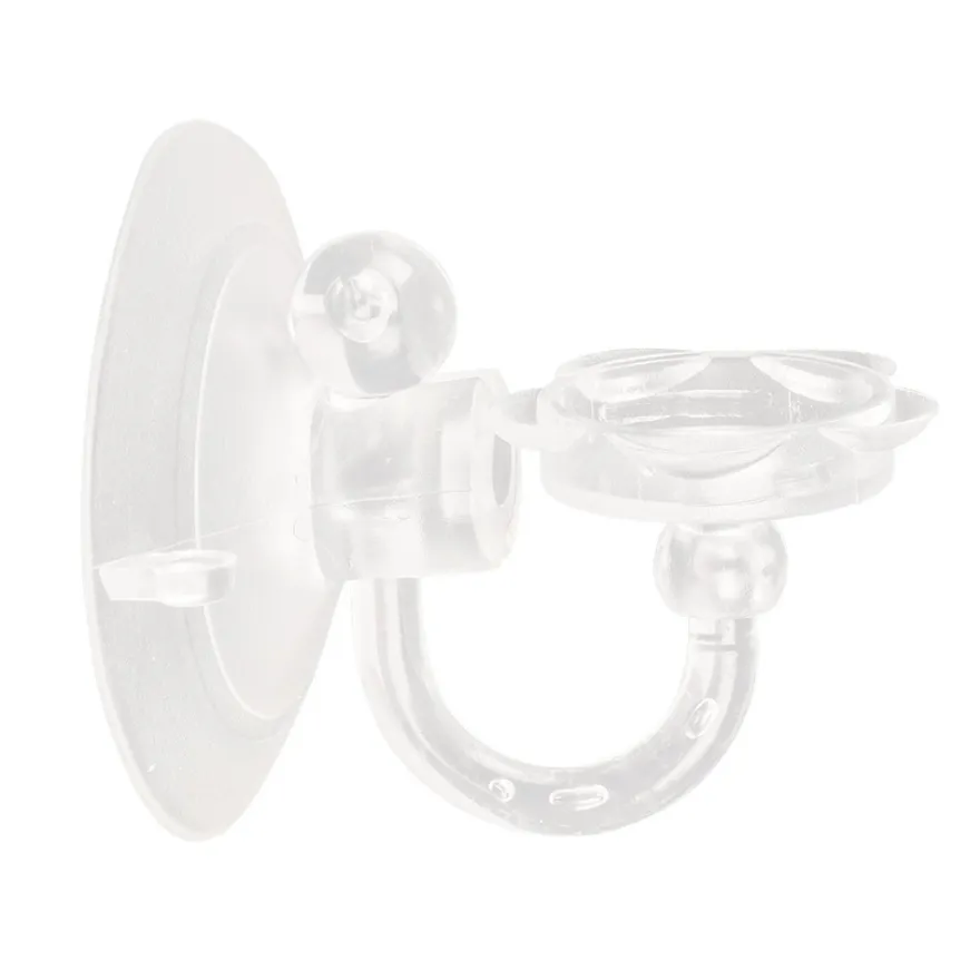 Podest-Haken mit Saugnapf, transparent, 5 Stück