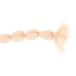 Pompon-Band, Ø 1cm, 10m, auf Rolle, apricot