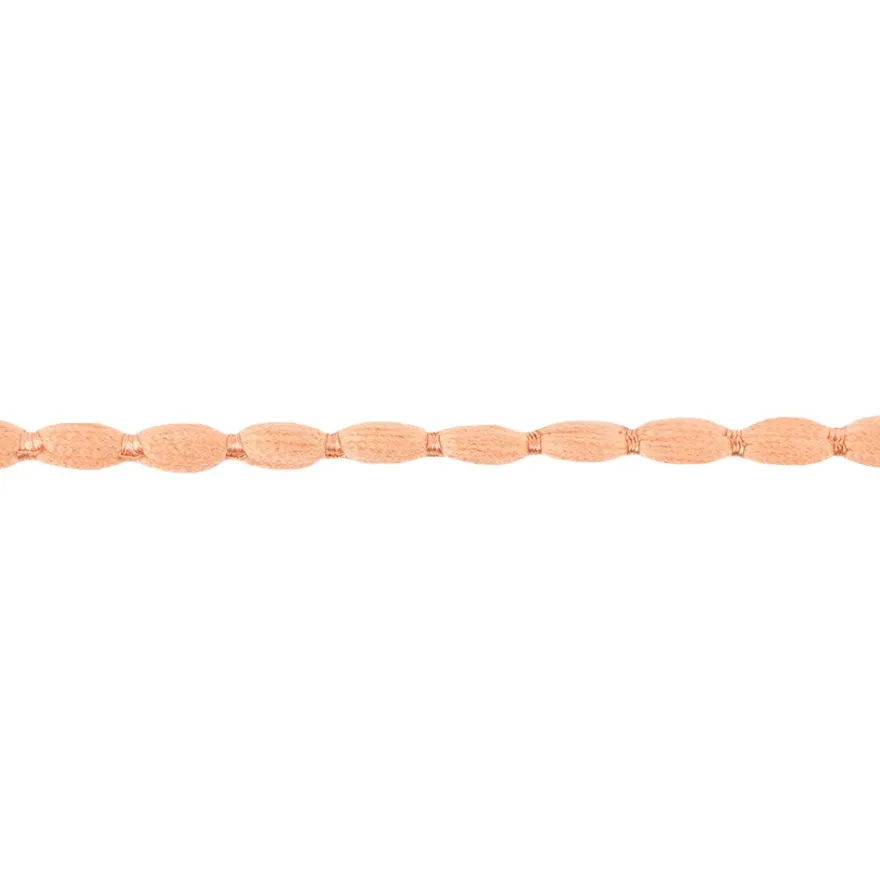 Pompon-Band, Ø 1cm, 10m, auf Rolle, apricot
