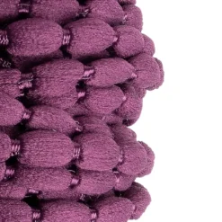 Pompon-Band, Ø 1cm, 10m, auf Rolle, aubergine