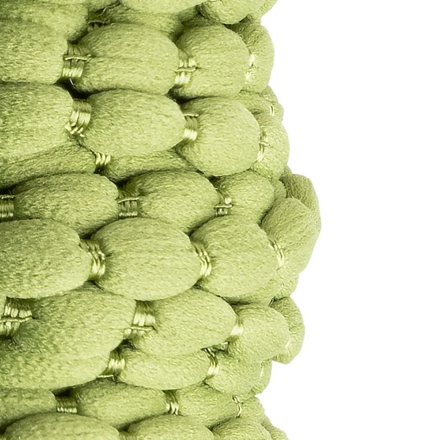 Pompon-Band, Ø 1cm, 10m, auf Rolle, grün