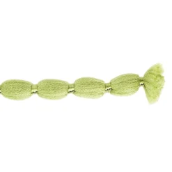 Pompon-Band, Ø 1cm, 10m, auf Rolle, grün
