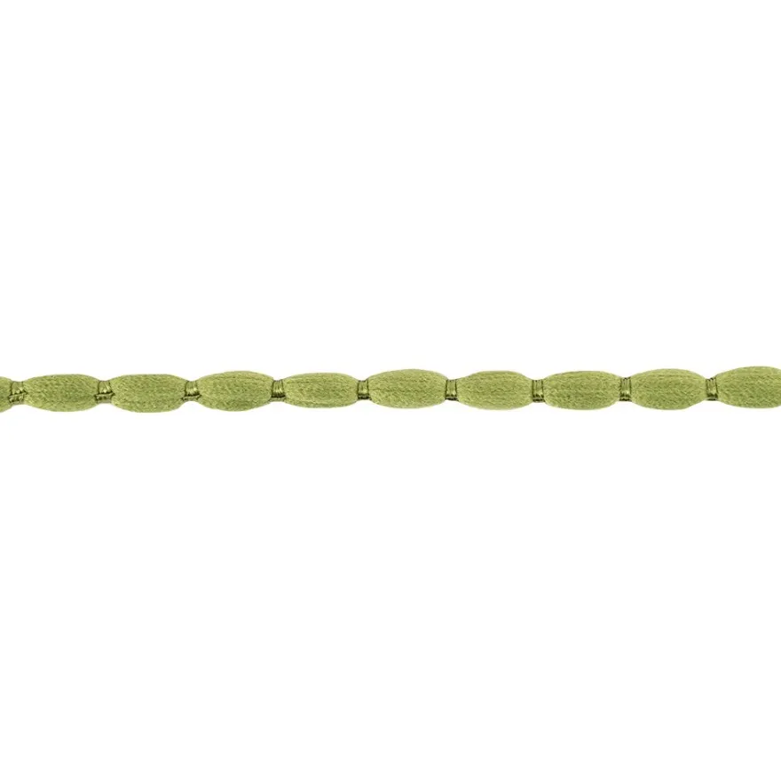 Pompon-Band, Ø 1cm, 10m, auf Rolle, grün
