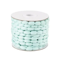 Pompon-Band, Ø 1cm, 10m, auf Rolle, mint