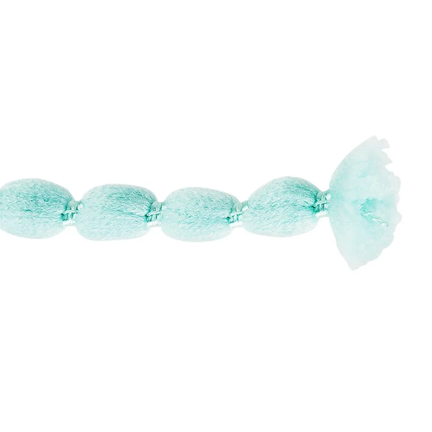 Pompon-Band, Ø 1cm, 10m, auf Rolle, mint