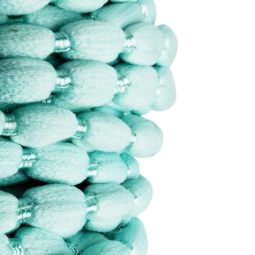 Pompon-Band, Ø 1cm, 10m, auf Rolle, mint