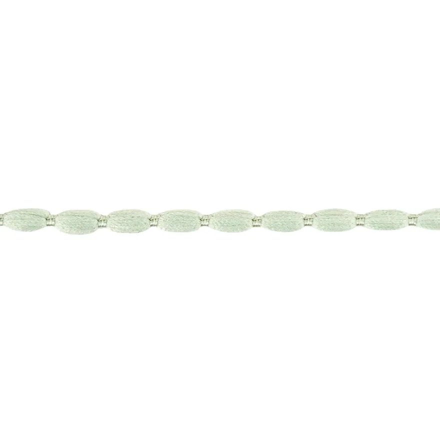Pompon-Band, Ø 1cm, 10m, auf Rolle, pastellgrün