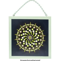 Pompon-Band, Ø 1cm, 10m, auf Rolle, pastellgrün