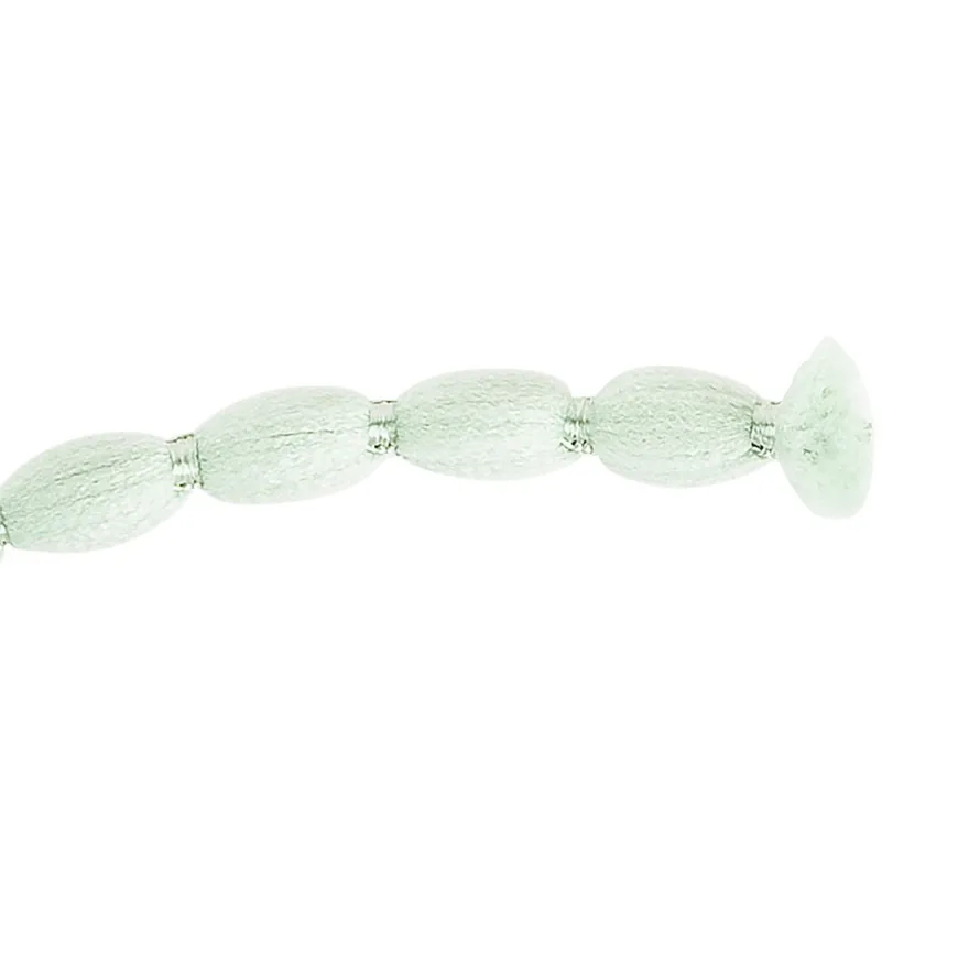Pompon-Band, Ø 1cm, 10m, auf Rolle, pastellgrün