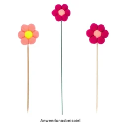 Pompons, Neonfarbtöne, versch. Farben und Größen, 500 Stück