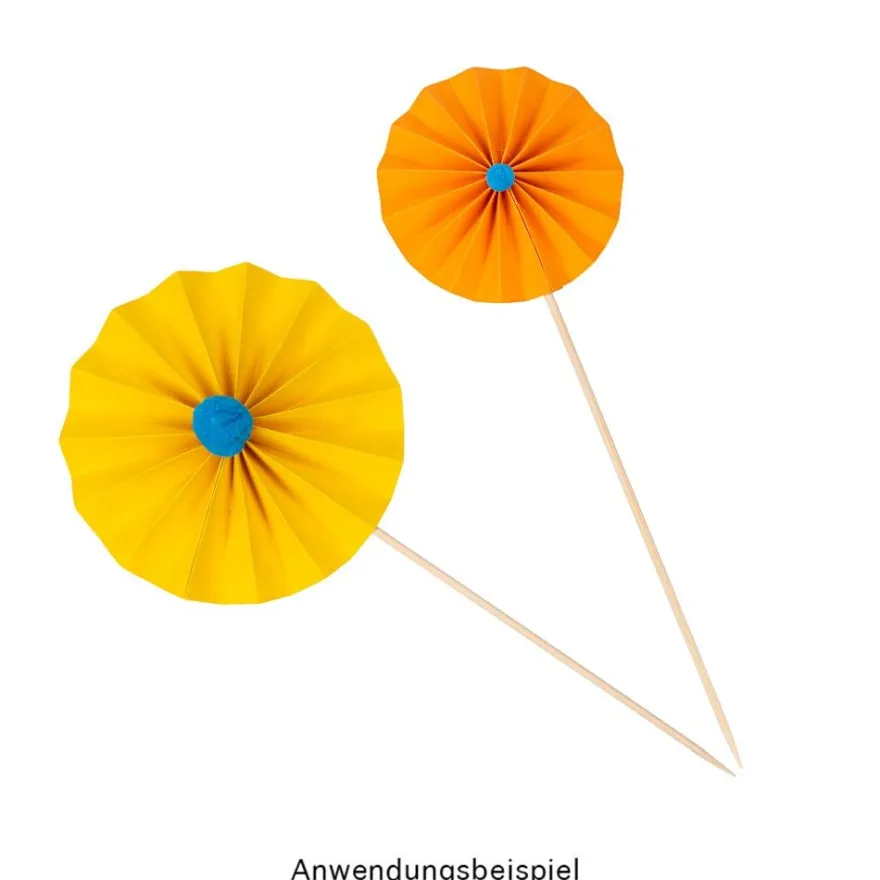 Pompons, Neonfarbtöne, versch. Farben und Größen, 500 Stück
