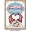 Postkarten, Geburtstag, 10,5cm x 14,8cm, 250 g/m², 24 verschiedene Designs, 24 Stück