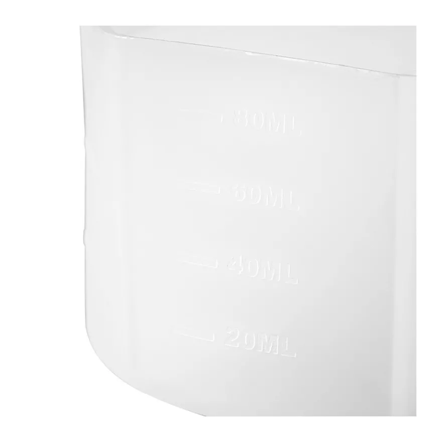 Pouring-Becher, Split Cup, mit 5 Kammern, 10cm x 10cm x 5,2cm