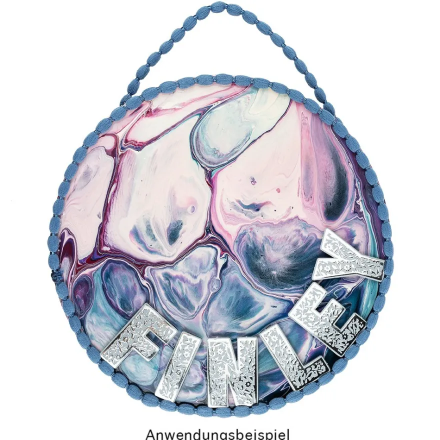 Pouring Mix, 2 in 1, Pouring Medium & Acrylfarbe, blau, 180ml