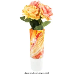 Pouring Mix, 2 in 1, Pouring Medium & Acrylfarbe, orange, 180ml