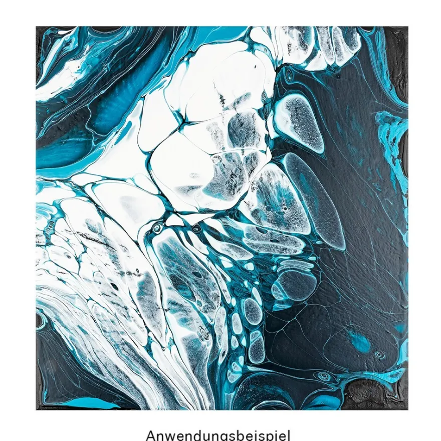 Pouring Mix, 2 in 1, Pouring Medium & Acrylfarbe, weiß, 180ml