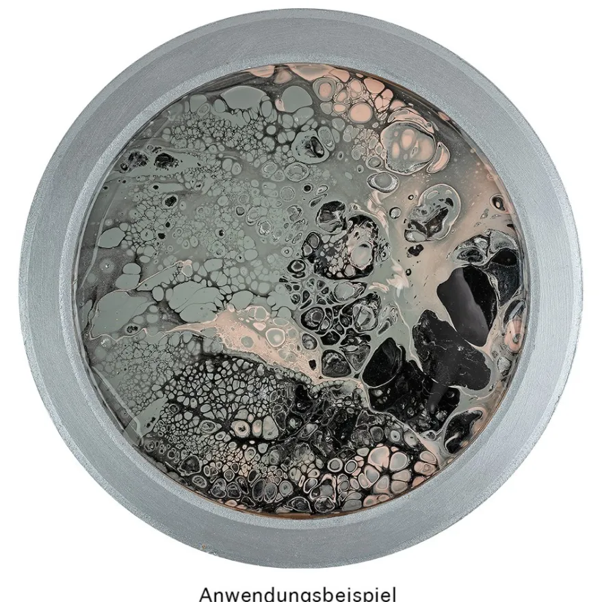 Pouring Mix, 2 in 1, Pouring Medium & Acrylfarbe, grau, 180ml