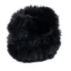 Premium-Flausch-Draht, 2m lang, Ø4cm, schwarz