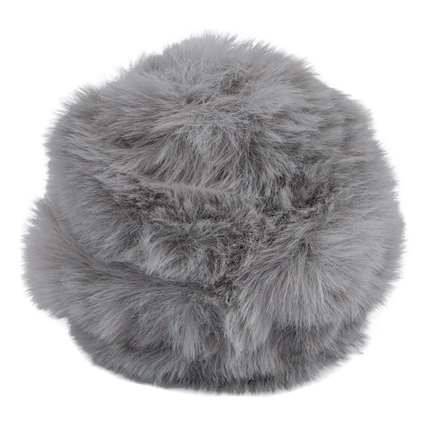 Premium-Flausch-Draht, 2m lang, Ø4cm, grau
