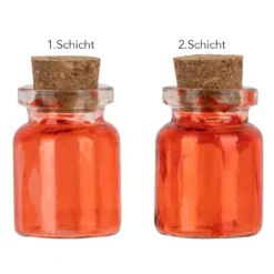 Premium-Glasfarbe, transparent, rot, 90ml