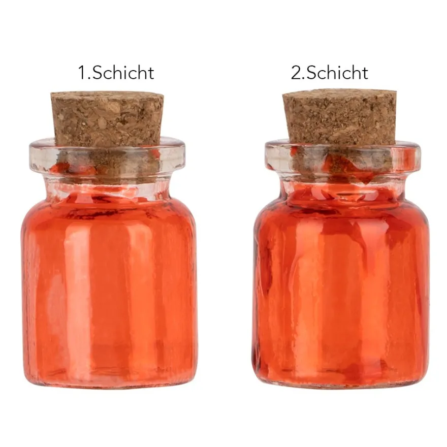 Premium-Glasfarbe, transparent, rot, 90ml