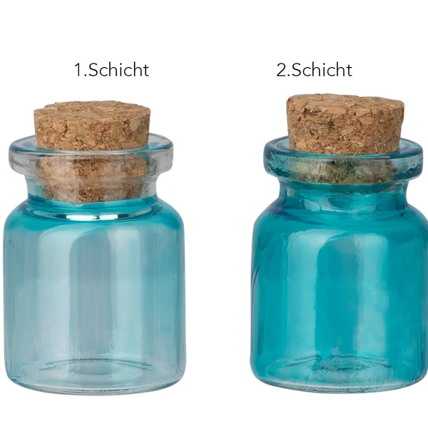 Premium-Glasfarbe, transparent, petrol, 90ml