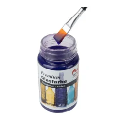Premium-Glasfarbe, transparent, violett, 90ml
