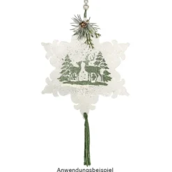Premium-Relief-Transfers, Winterzeit, 10cm x 30cm, 5 verschiedene Metallicfarben, 10 Bogen