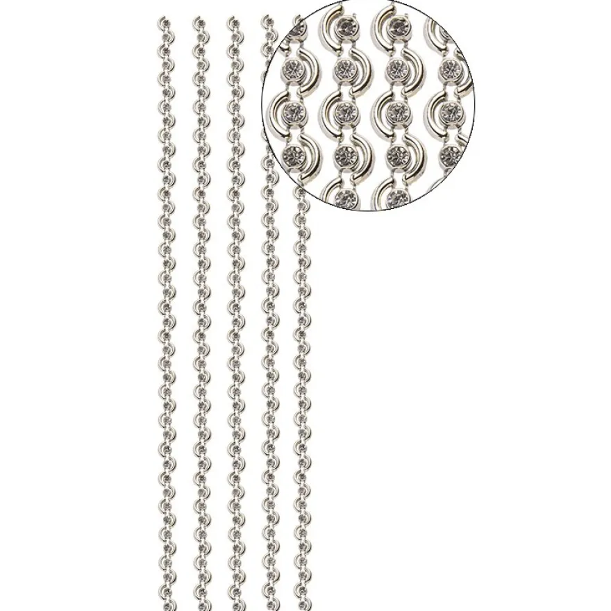Premium-Schmuck-Bordüren "Bijou", selbstklebend, 29cm, hellgold