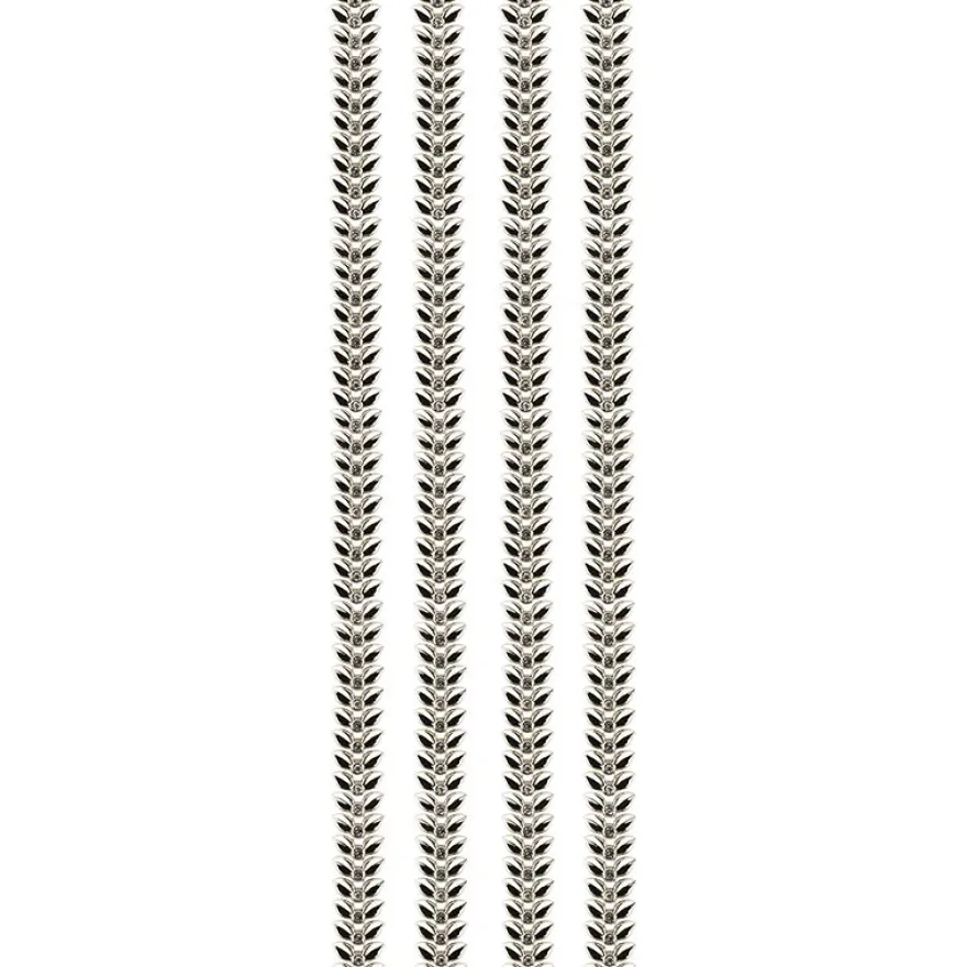 Premium-Schmuck-Bordüren "Blattranke", selbstklebend, 29cm, gold