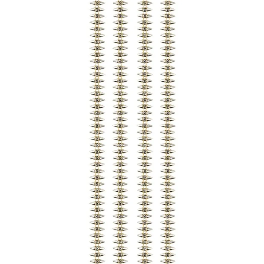 Premium-Schmuck-Bordüren "Bracelet 9", selbstklebend, 29cm, gold