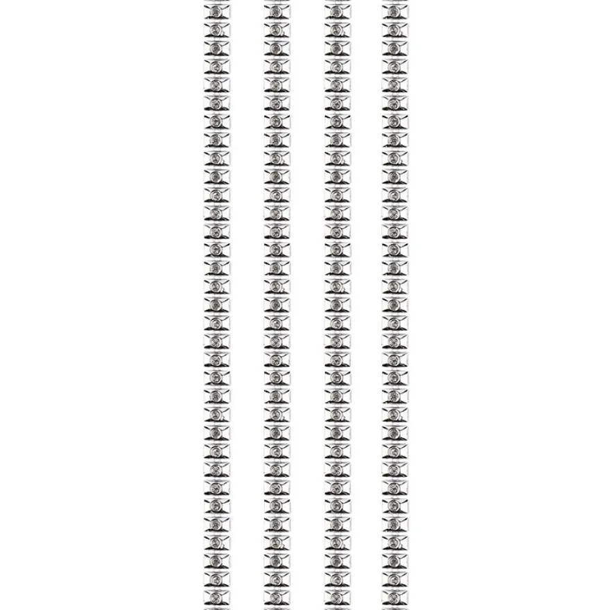 Premium-Schmuck-Bordüren "Bracelet 11", selbstklebend, 29cm, silber