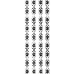 Premium-Schmuck-Bordüren "Bracelet 7", selbstklebend, 29cm, silber