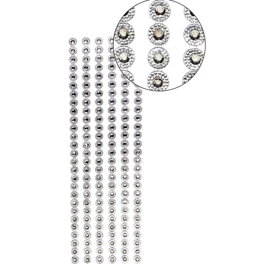 Premium-Schmuck-Bordüren "Prinzess", selbstklebend, 29cm, anthrazit
